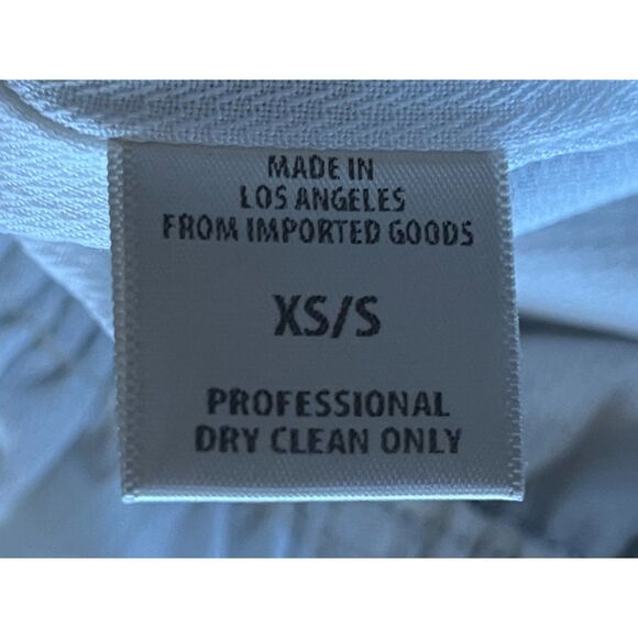 STONE COLD FOX Black White Pattern V Neck Romper Shorts Top Women's Size XS - Picture 5 of 11